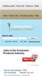 Mobile Screenshot of consumerproductscentral.com
